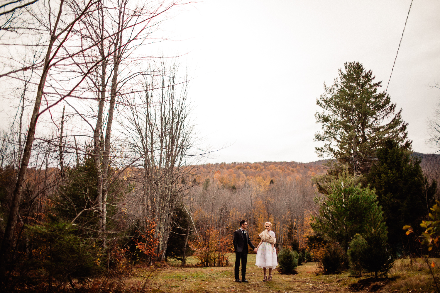 vermont wedding portrait