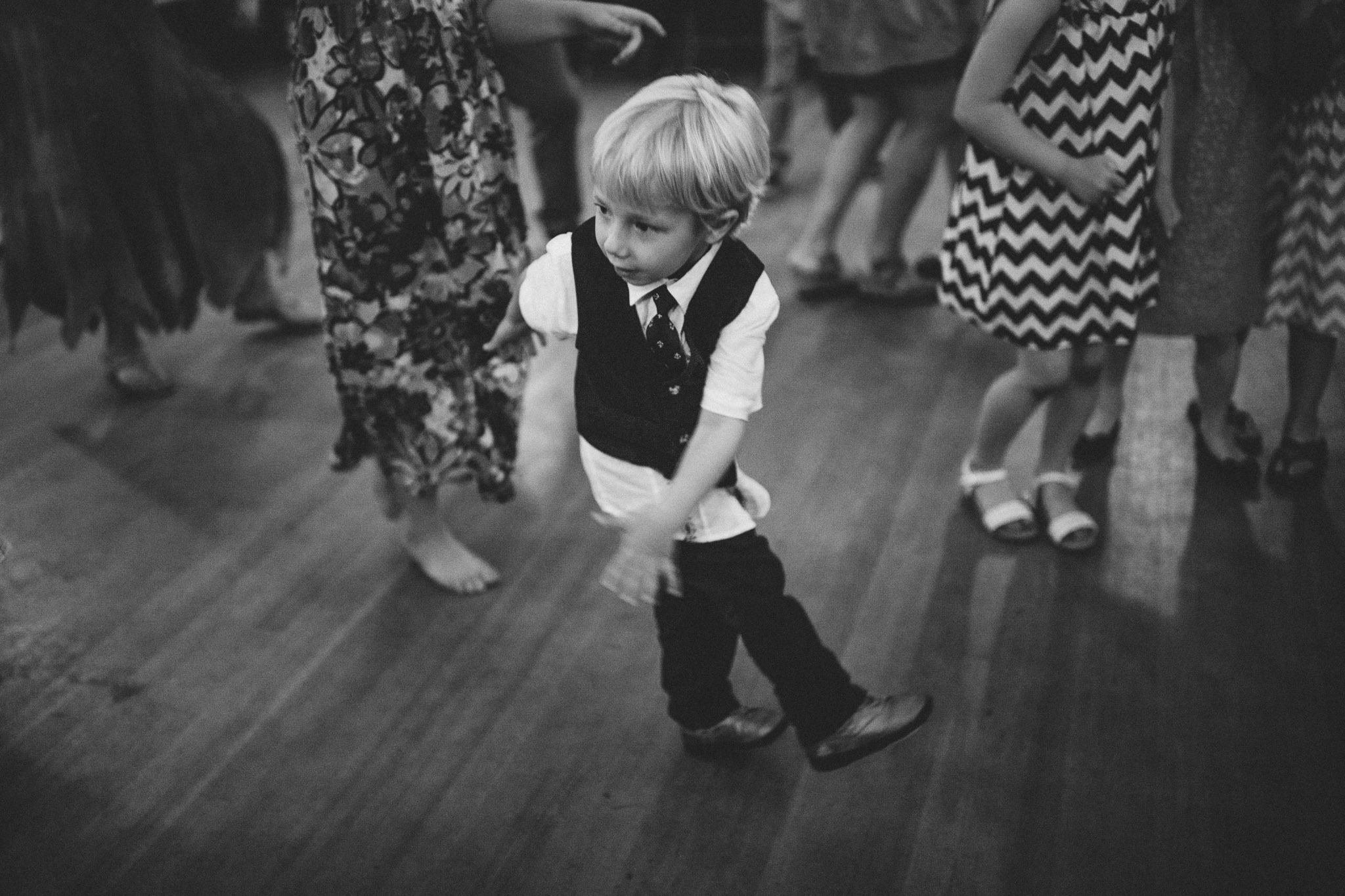 dancing little boy