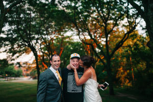 Mike Myers Wedding Photobomb