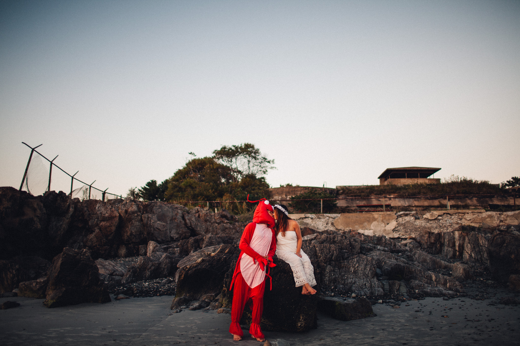 Fort Foster Engagement and a Lobster-016